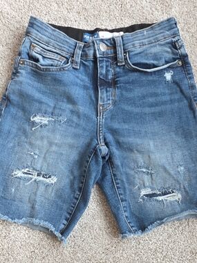 Old Navy Girl's Ripped Blue Denim Shorts